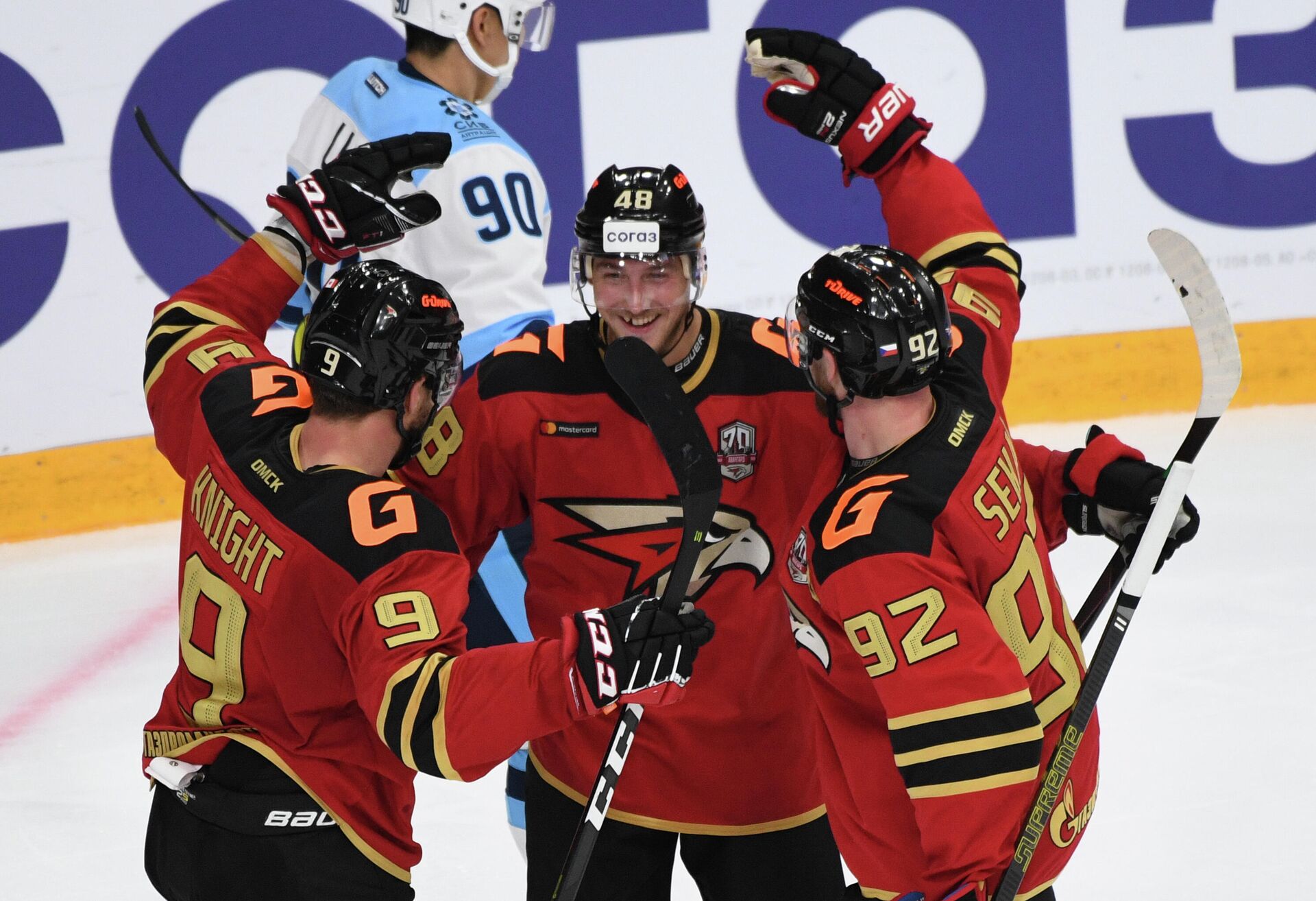 Хоккей. КХЛ. Матч Авангард — Сибирь Хоккей. КХЛ. Матч Авангард — Сибирь - РИА Новости, 1920, 14.10.2020