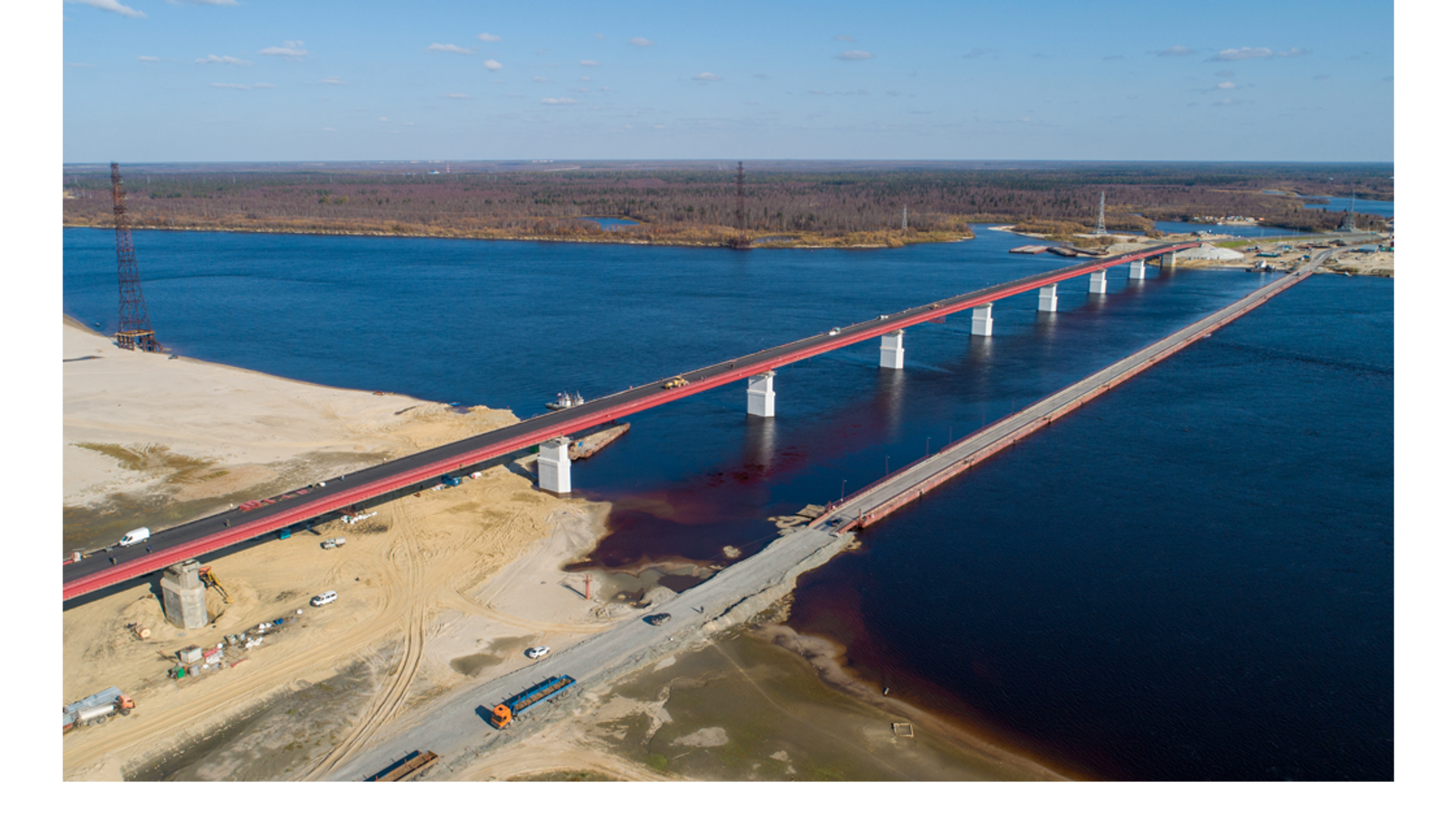 Новый мост через реку Пур  - РИА Новости, 1920, 02.06.2021