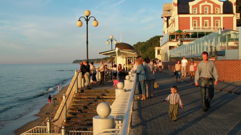 Побережье Балтийского моря, город Светлогорск