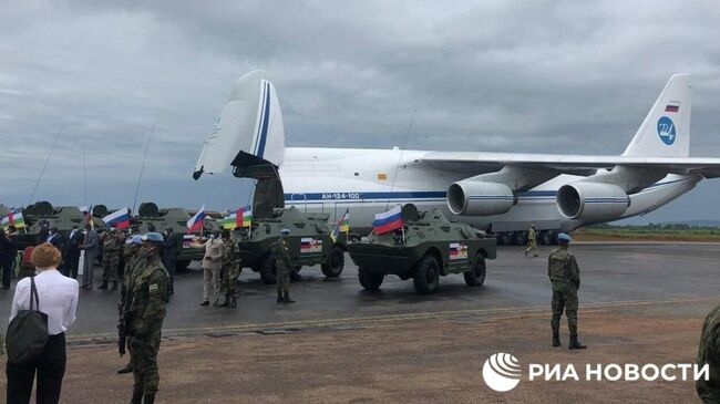 Россия отправила бронетехнику в Центральноафриканскую республику