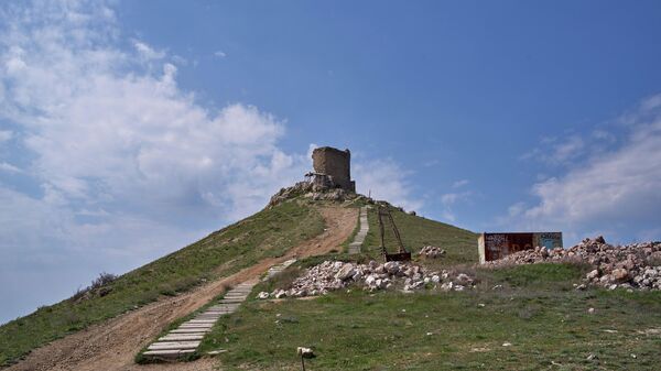 Генуэзская крепость Чембало на территории Балаклавы 