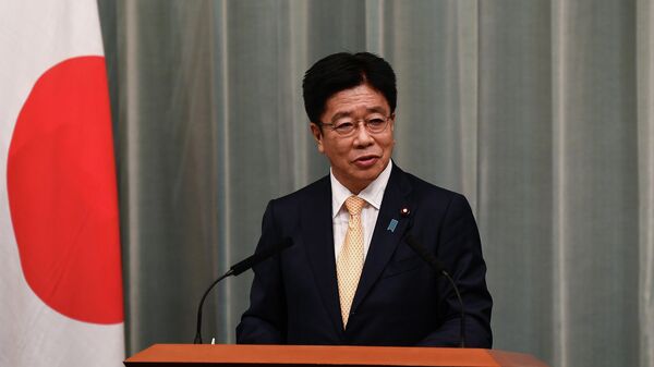 Генеральный секретарь правительства Японии Кацунобу Като