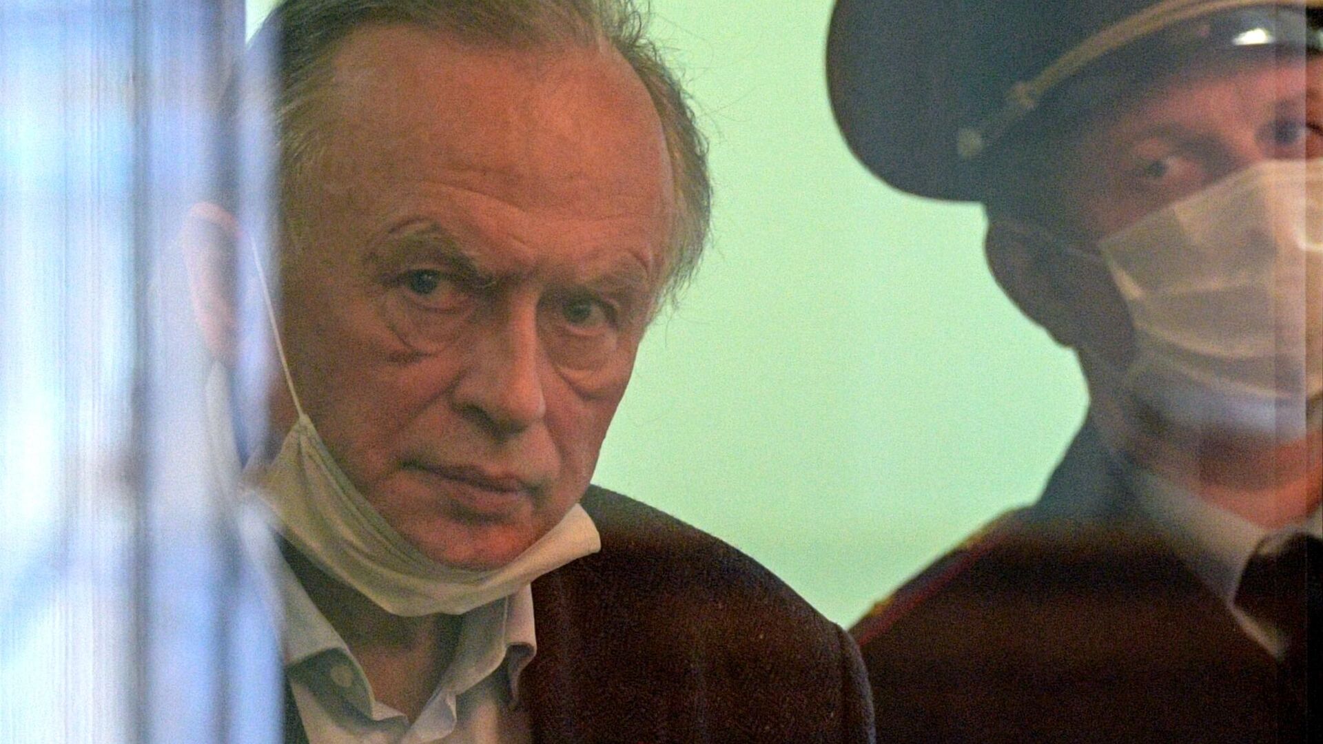 Историк Олег Соколов в зале судебного заседания Октябрьского районного суда Санкт-Петербурга Историк Олег Соколов в зале судебного заседания Октябрьского районного суда Санкт-Петербурга - РИА Новости, 1920, 07.12.2020