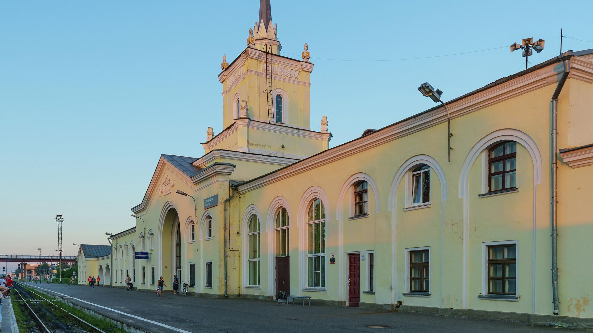 Вокзал города Дно Псковской области - РИА Новости, 1920, 22.10.2020