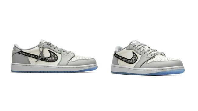 Кроссовки Air Jordan 1 Low из коллаборации с Dior