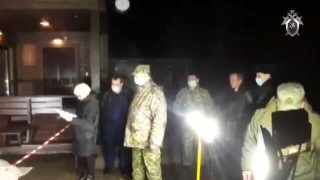 Кадры с места убийства депутата Александра Петрова в Ленинградской области - РИА Новости, 1920, 25.10.2020