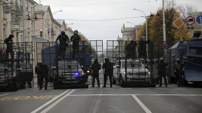 Акция протеста оппозиции в Минске