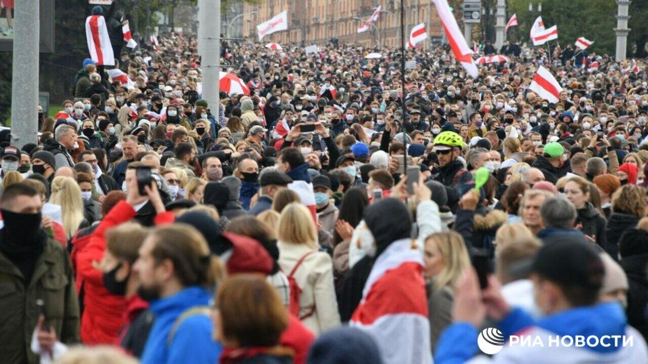 Акция протеста оппозиции в Минске - РИА Новости, 1920, 26.10.2020