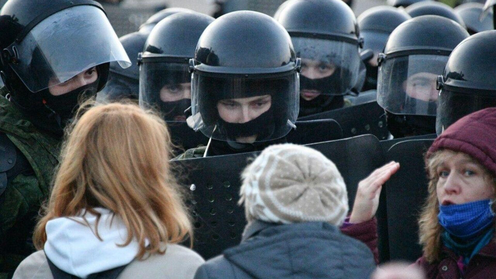 Акция протеста оппозиции в Минске - РИА Новости, 1920, 02.11.2020