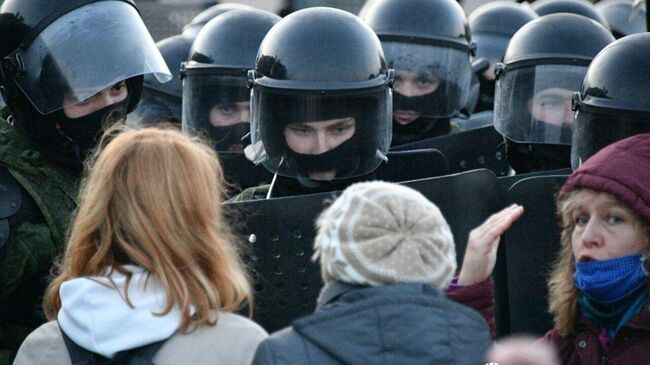 Акция протеста оппозиции в Минске