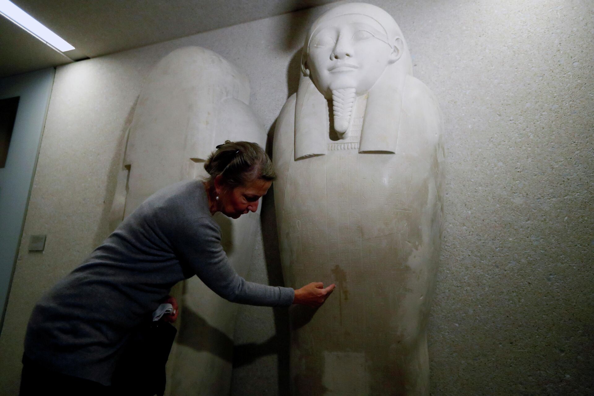 Поврежденный саркофаг фараона Яхмоса в Пергамском музее в Берлине - РИА Новости, 1920, 26.10.2020