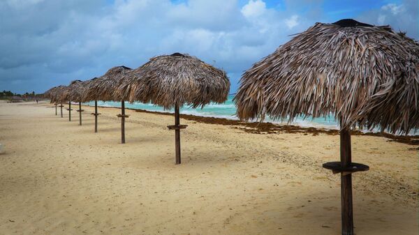 Пляж на острове Кайо-Коко на Кубе 