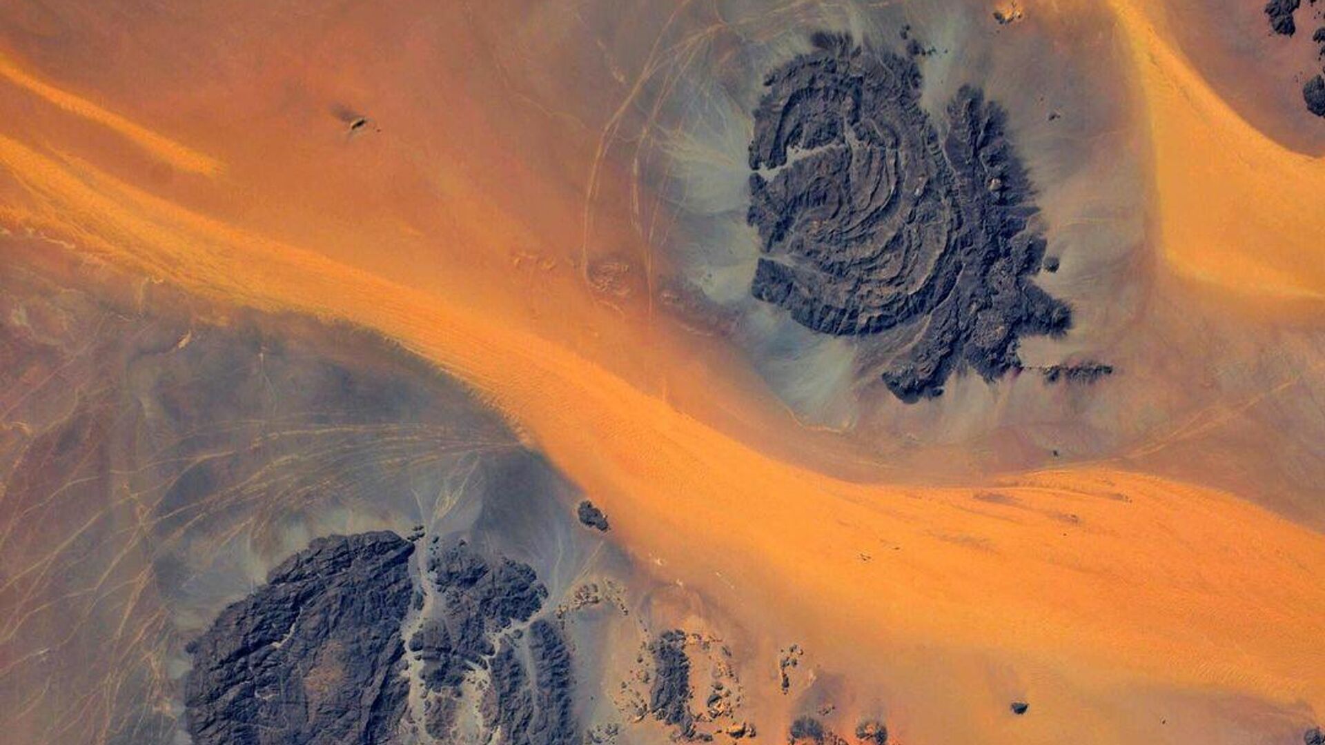 Пустыня Сахара снятая с борта МКС - РИА Новости, 1920, 05.01.2023