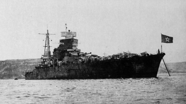 Линкор Новороссийск в Севастополе