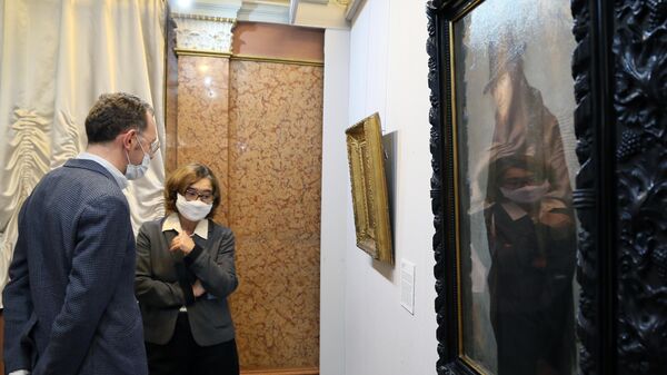 Генеральный директор Государственной Третьяковской галереи Зельфира Трегулова в Самарском областном Художественном музее