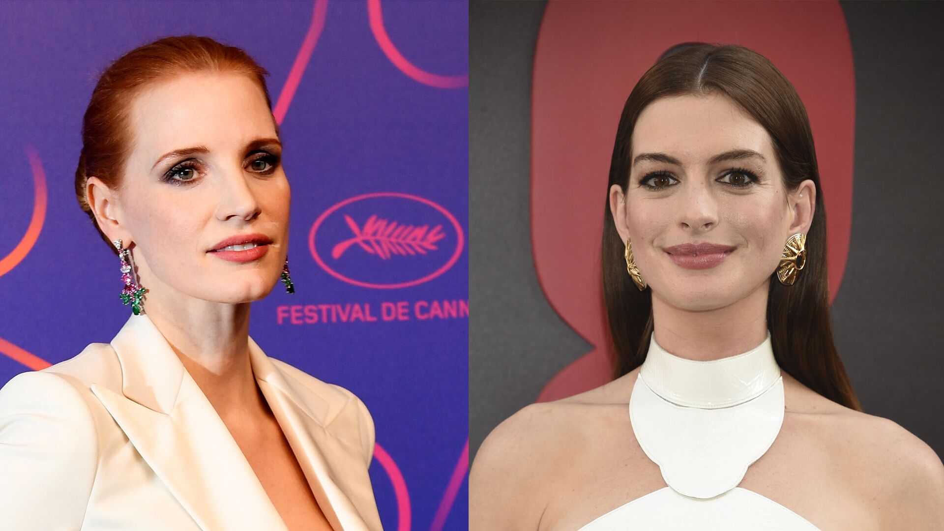 Актрисы Джессика Честейн и Энн Хэтэуэй Актрисы Джессика Честейн и Энн Хэтэуэй - РИА Новости, 1920, 01.11.2020