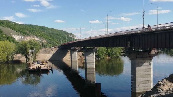 Реконструкция моста через реку Сок в Самарской области 
