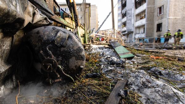 Последствия взрыва и возгорания в поликлинике 2-й городской больницы Челябинска