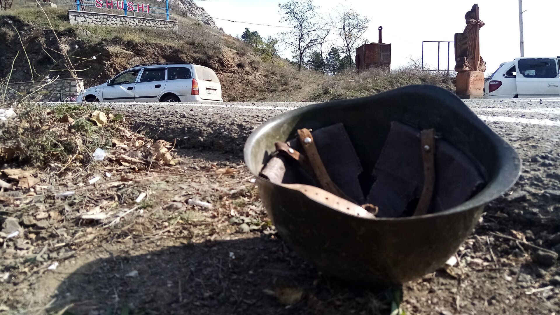 Ситуация в городе Шуша непризнанной Нагорно-Карабахской республики  - РИА Новости, 1920, 01.11.2020