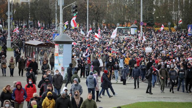 Акция протеста в Минске