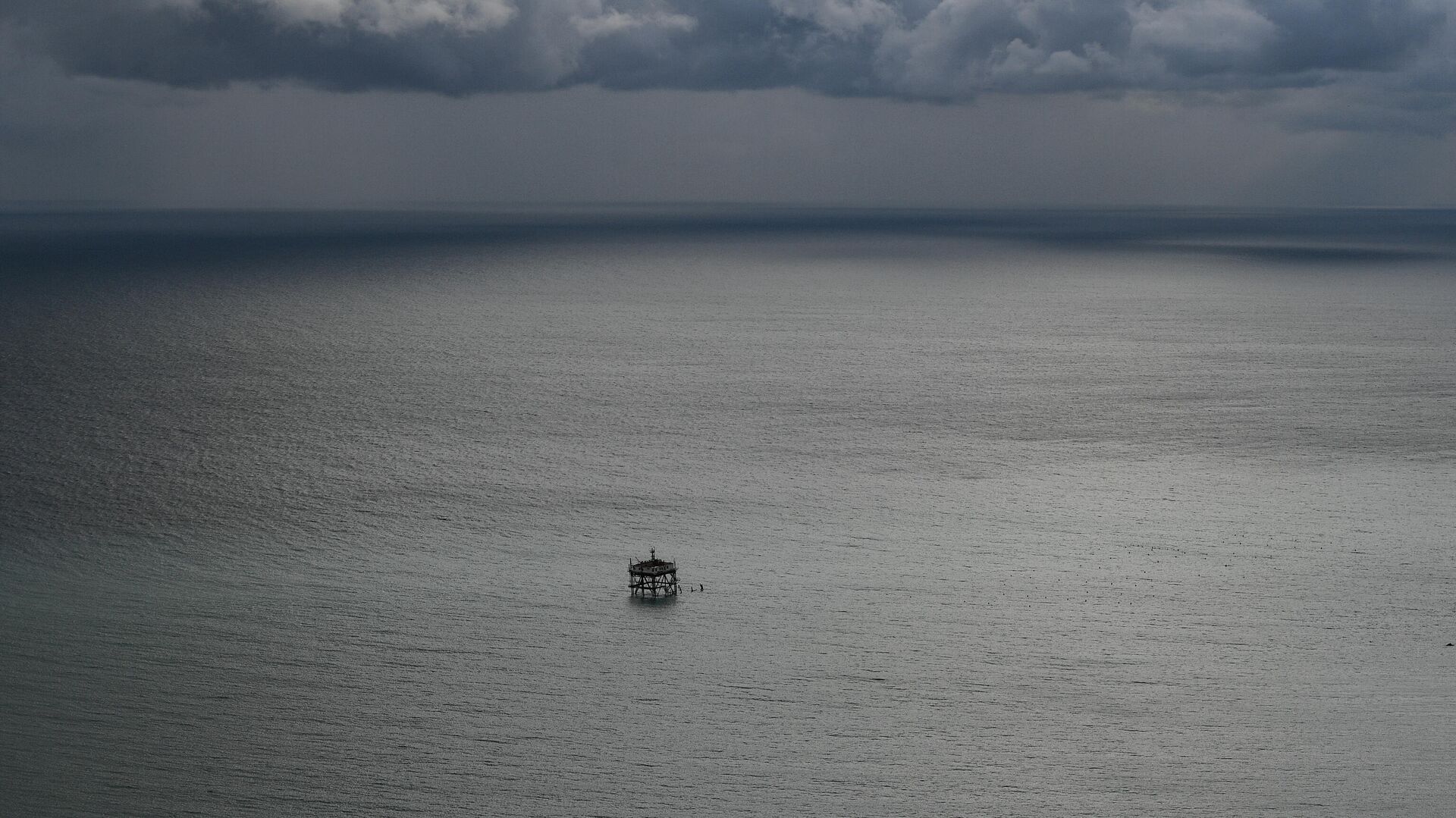 Океанографическая платформа в Голубом заливе в районе поселка Кацивели в Крыму - РИА Новости, 1920, 17.04.2021