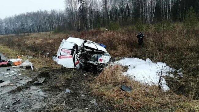 ДТП с участием автомобиля скорой помощи в Пермском крае