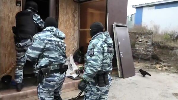 Спецоперация ФСБ против террористов в Казани. Стоп-кадр видео