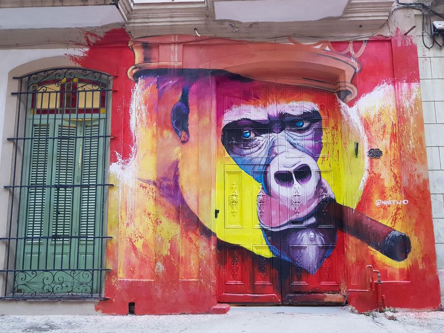 Граффити на Кубе
