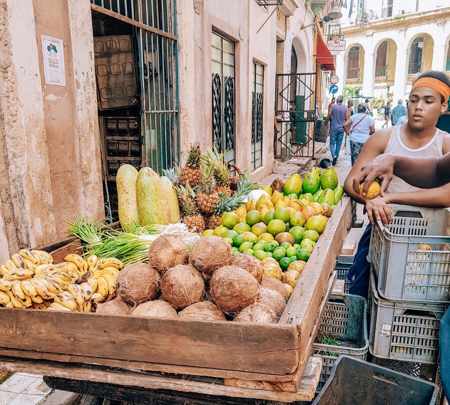 Рынок на Кубе