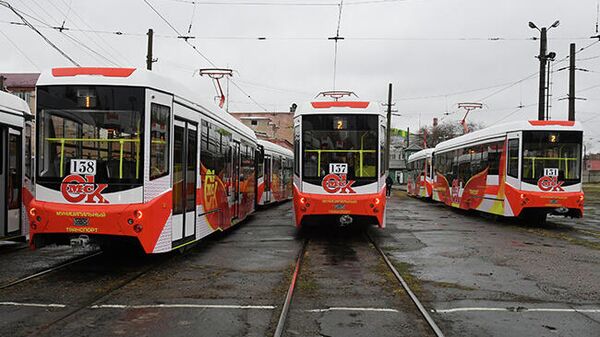 Новые трамваи Спектр от Уралвагонзавода вышли на маршрут в Омске