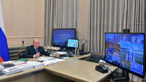 LIVE: Видеоконференция Михаила Мишустина с членами правительства