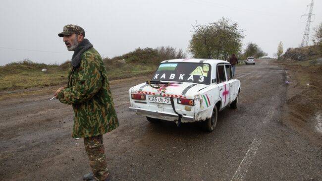 На автомобильной дороге, соединяющей Шушу и Степанакерт