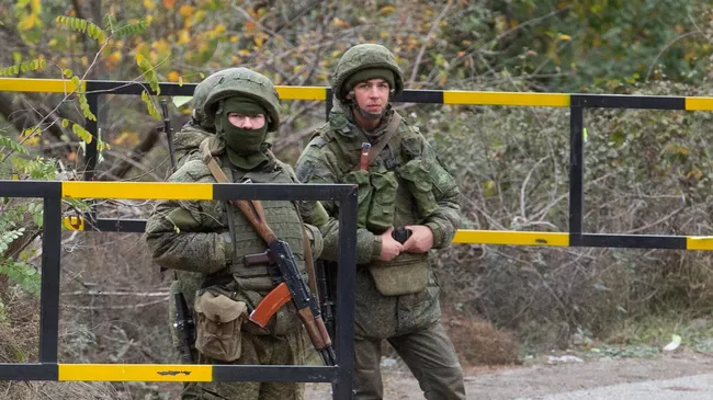 Российские военнослужащие
