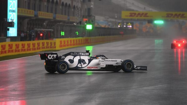 Даниил Квят на Гран-при Турции Формулы-1