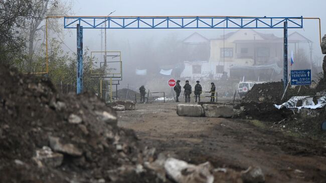 Контрольно-пропускной пункт в Нагорном Карабахе