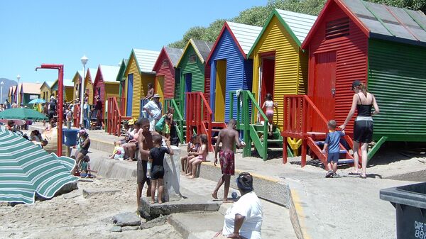Пляж в Кейптауне