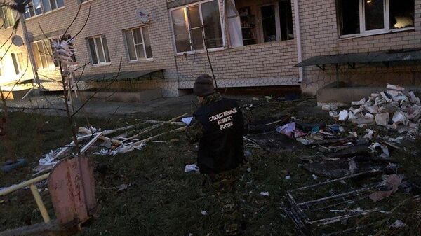 Пожар в в шестиэтажном многоквартирном жилом доме в Ставрополе