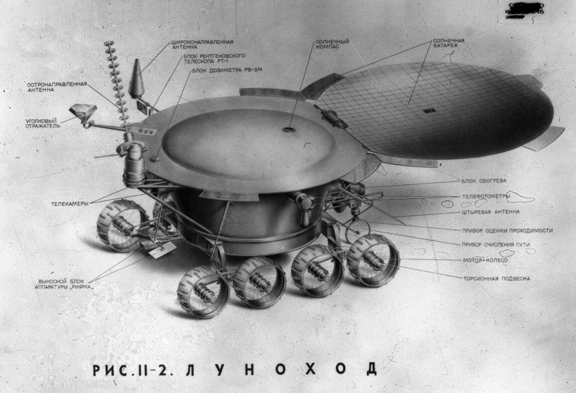 Устройство передвижной лаборатории Луноход-1 - РИА Новости, 1920, 16.11.2020