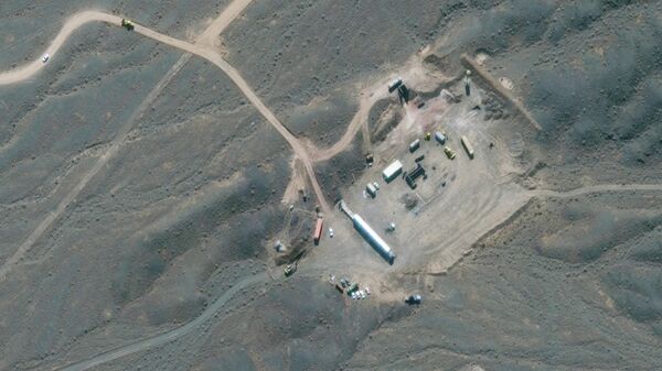 Спутниковый снимок ядерного объекта Ирана в Натанзе