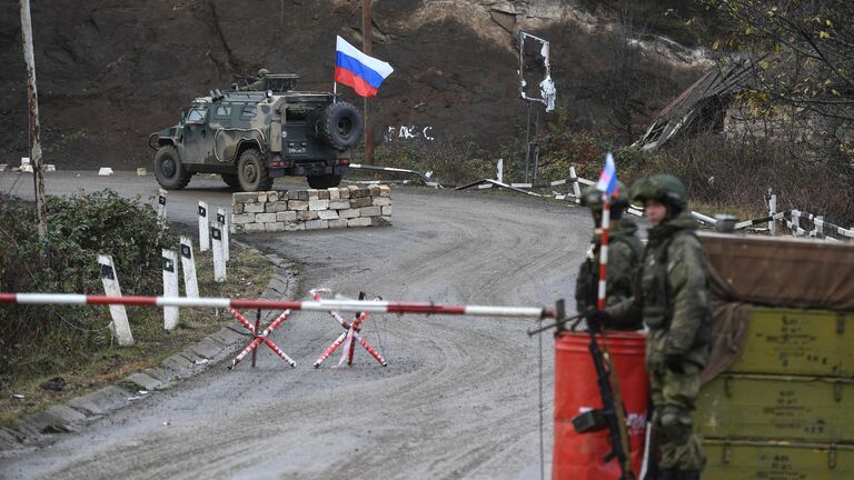  Блокпост российских миротворческих сил в Лачинском коридоре