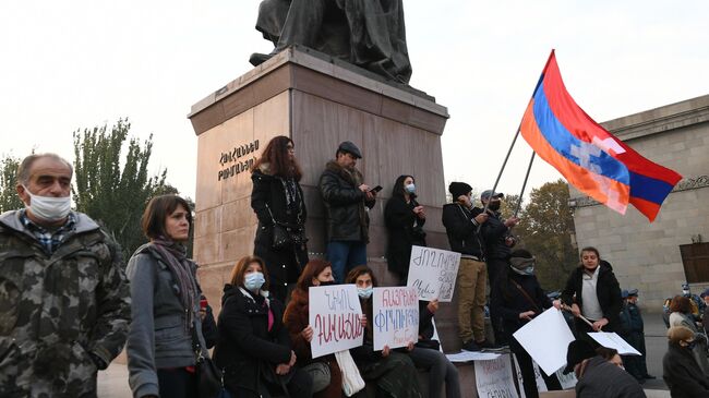 Митинг оппозиции в Ереване