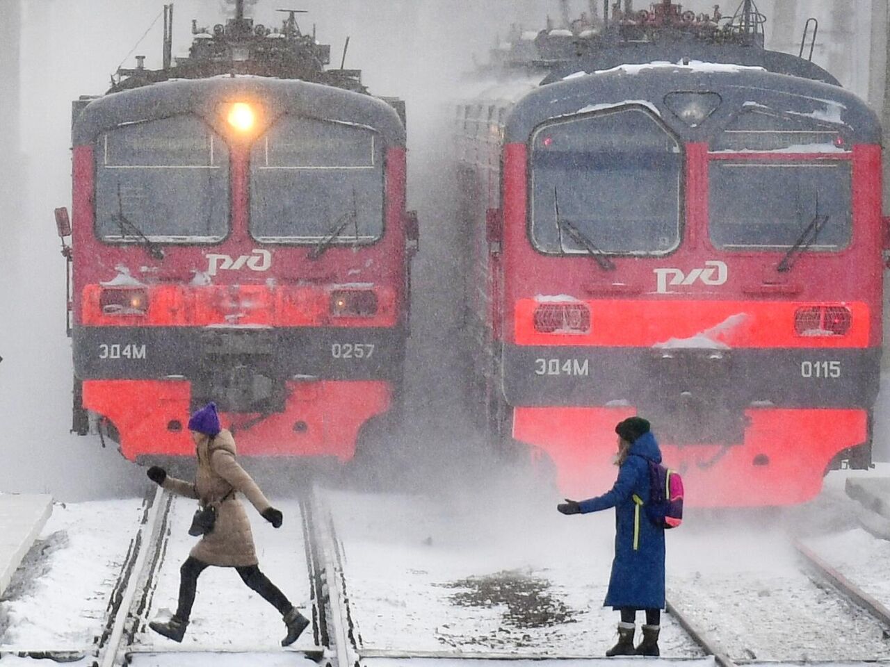 В Кузбассе два жителя Новосибирской области попали под поезд - РИА Новости,  19.12.2022