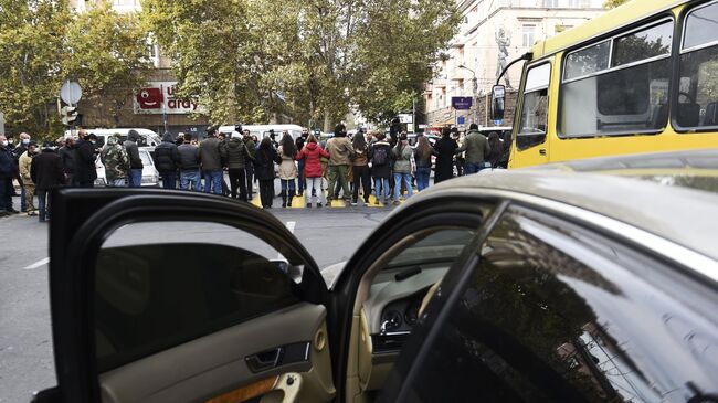 Акция протеста оппозиции в Ереване