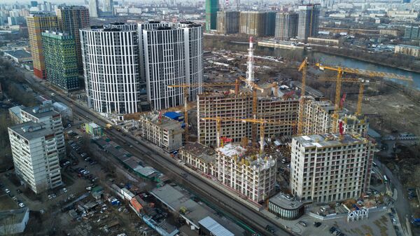 Многофункциональный комплекс Фили Град и строительная площадка апартаментов бизнес-класса Only в Москве