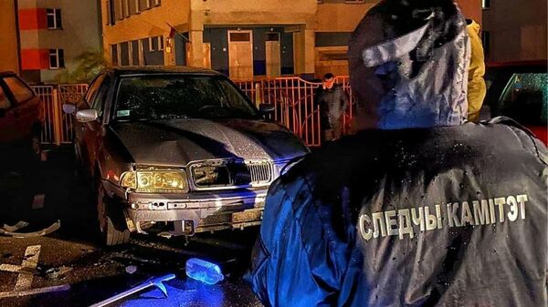 В Гродно взорвали машину милиционера