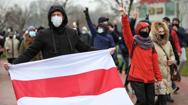 Акция протеста в Минске