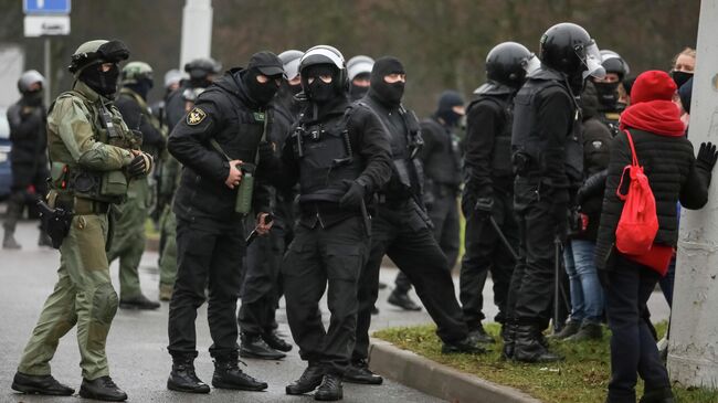 Акция протеста в Минске