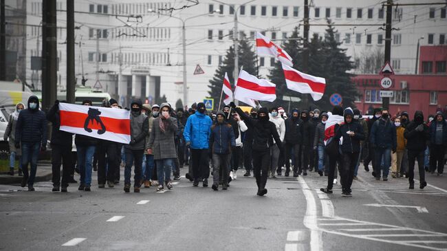 Акция протеста в Минске