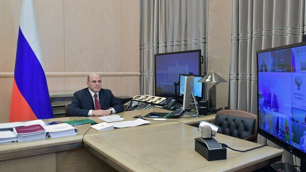 Председатель правительства РФ Михаил Мишустин проводит заседание Координационного совета при правительстве РФ по борьбе с коронавирусом 