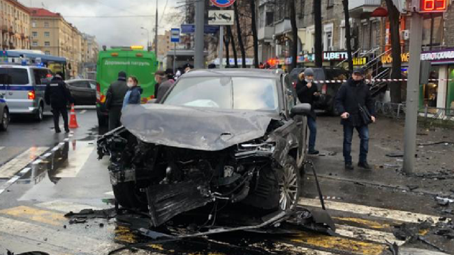 ДТП на ул. Маршала Бирюзова в Москве